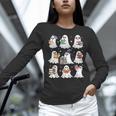 Ghost Reading Teacher Halloween Costume Librarian Book Lover Women Long Sleeve T-Shirt, gift for family, gift for coworker Ghost Reading Teacher Halloween Costume Librarian Book Lover Women Long Sleeve T-Shirt, gift for family, gift for coworker