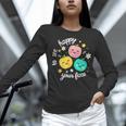 Groovy Happy To See Your Face Teacher School Appreciation Women Long Sleeve T-Shirt, Groovy Teacher Shirts, gift for family, gift for coworker Groovy Happy To See Your Face Teacher School Appreciation Women Long Sleeve T-Shirt, Groovy Teacher Shirts, gift for family, gift for coworker