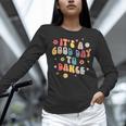 Groovy Its A Good Day To Dance Dance Teacher Women Long Sleeve T-Shirt, Groovy Teacher Shirts, gift for family, gift for coworker Groovy Its A Good Day To Dance Dance Teacher Women Long Sleeve T-Shirt, Groovy Teacher Shirts, gift for family, gift for coworker