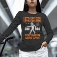 Halloween Lets Eat Kids Punctuation Teacher Women Long Sleeve T-Shirt, gift for family, gift for coworker Halloween Lets Eat Kids Punctuation Teacher Women Long Sleeve T-Shirt, gift for family, gift for coworker