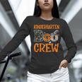 Halloween Kindergarten Boo Crew Kinder Teacher Student Women Long Sleeve T-Shirt, gift for family, gift for coworker Halloween Kindergarten Boo Crew Kinder Teacher Student Women Long Sleeve T-Shirt, gift for family, gift for coworker