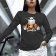 Halloween PE Teacher Ghosts Pumpkins Sports Lover Women Long Sleeve T-Shirt, Pe Teacher Shirts, gift for family, gift for coworker Halloween PE Teacher Ghosts Pumpkins Sports Lover Women Long Sleeve T-Shirt, Pe Teacher Shirts, gift for family, gift for coworker