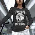 Halloween Teacher Tshirts Zombie Teachers Love Brains Women Long Sleeve T-Shirt, gift for family, gift for coworker Halloween Teacher Tshirts Zombie Teachers Love Brains Women Long Sleeve T-Shirt, gift for family, gift for coworker