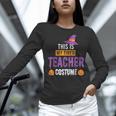 Halloween Teachers This Is My Tired Teacher Costume Women Long Sleeve T-Shirt, gift for family, gift for coworker