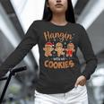 Hangin With My Cookies Gingerbread Women Christmas Teacher Women Long Sleeve T-Shirt, gift for family, gift for coworker