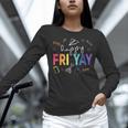 Happy Fri Yay Teacher Friday For Men Women Women Long Sleeve T-Shirt, gift for family, gift for coworker Happy Fri Yay Teacher Friday For Men Women Women Long Sleeve T-Shirt, gift for family, gift for coworker