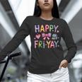 Happy Fri-Yay Teacher Fry Yay Friday Weekend Cute Fri-Yay Women Long Sleeve T-Shirt, gift for family, gift for coworker Happy Fri-Yay Teacher Fry Yay Friday Weekend Cute Fri-Yay Women Long Sleeve T-Shirt, gift for family, gift for coworker