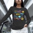 Hello Word In Different Languages Travel And Teacher Lover Women Long Sleeve T-Shirt, gift for family, gift for coworker Hello Word In Different Languages Travel And Teacher Lover Women Long Sleeve T-Shirt, gift for family, gift for coworker