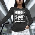 Horse Riding Teacher Rider Lover Equestrian Men Women Kids Women Long Sleeve T-Shirt, gift for family, gift for coworker