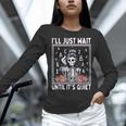 I'Ll Just Wait Until It's Quiet Skeleton Coffee Teacher Women Long Sleeve T-Shirt, gift for family, gift for coworker I'Ll Just Wait Until It's Quiet Skeleton Coffee Teacher Women Long Sleeve T-Shirt, gift for family, gift for coworker