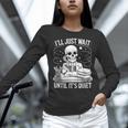 I'Ll Wait Until It's Quiet Tshirt Skeleton Teacher Halloween Women Long Sleeve T-Shirt, gift for family, gift for coworker I'Ll Wait Until It's Quiet Tshirt Skeleton Teacher Halloween Women Long Sleeve T-Shirt, gift for family, gift for coworker