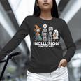Inclusion Isn't Scary SLP Halloween Costume Sped Teacher Women Long Sleeve T-Shirt, gift for family, gift for coworker Inclusion Isn't Scary SLP Halloween Costume Sped Teacher Women Long Sleeve T-Shirt, gift for family, gift for coworker