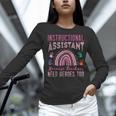 Instructional Assistant Because Teacher Need Hero Learning Women Long Sleeve T-Shirt, gift for family, gift for coworker