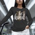 Be Kind Women Inspirational Teacher Animal Print Women Long Sleeve T-Shirt, gift for family, gift for coworker Be Kind Women Inspirational Teacher Animal Print Women Long Sleeve T-Shirt, gift for family, gift for coworker