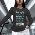 Kindergarten Teacher Shirt Humor Preschool Teacher Women Long Sleeve T-Shirt, gift for family, gift for coworker