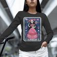 La Maestra Halloween Mexican Bingo Card Teacher Lottery Card Women Long Sleeve T-Shirt, gift for family, gift for coworker La Maestra Halloween Mexican Bingo Card Teacher Lottery Card Women Long Sleeve T-Shirt, gift for family, gift for coworker