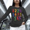 Learning Math Numbers Counting Back To School Teacher For Men Women Girls Kids Women Long Sleeve T-Shirt, gift for family, gift for coworker