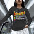 Can I Lick It Periodic Table Chemistry Teachers Women Long Sleeve T-Shirt, gift for family, gift for coworker