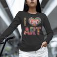 I Love Art Artist Painter Colorful Painting Art Teacher Women Long Sleeve T-Shirt, gift for family, gift for coworker I Love Art Artist Painter Colorful Painting Art Teacher Women Long Sleeve T-Shirt, gift for family, gift for coworker