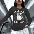Math And Cats Apparel For Teachers Students Cat Lovers Women Long Sleeve T-Shirt, gift for family, gift for coworker Math And Cats Apparel For Teachers Students Cat Lovers Women Long Sleeve T-Shirt, gift for family, gift for coworker