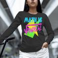 Math Is Radical Retro 80s Vintage Algebra Teacher Women Long Sleeve T-Shirt, gift for family, gift for coworker