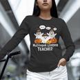 Multilingual Learner Teacher Spooky Halloween ESL Teacher Women Long Sleeve T-Shirt, Esl Teacher Shirts, gift for family, gift for coworker