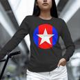 Nerdy Captain Sweatpants Retro Comic Book Fan Teacher Women Long Sleeve T-Shirt, gift for family, gift for coworker
