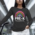 Pre-K Teacher Cute Pre Kindergarten For Teachers Rainbow For Men Women Kids Women Long Sleeve T-Shirt, gift for family, gift for coworker