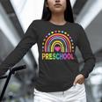 Preschool Rainbow Girls Boys Kids Teacher Back To School Women Long Sleeve T-Shirt, gift for family, gift for coworker Preschool Rainbow Girls Boys Kids Teacher Back To School Women Long Sleeve T-Shirt, gift for family, gift for coworker