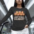 Qué Te Pasacalabaza Fall Immersion Teacher Spanish Teacher Women Long Sleeve T-Shirt, gift for family, gift for coworker Qué Te Pasacalabaza Fall Immersion Teacher Spanish Teacher Women Long Sleeve T-Shirt, gift for family, gift for coworker
