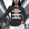 There Their They'Re Teacher English Grammar Police Women Long Sleeve T-Shirt, English Teacher Shirts, gift for family, gift for coworker There Their They'Re Teacher English Grammar Police Women Long Sleeve T-Shirt, English Teacher Shirts, gift for family, gift for coworker