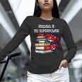 Reading Is My Super Power Superhero Best English Teacher Women Long Sleeve T-Shirt, Super Teacher Shirts, English Teacher Shirts, gift for family, gift for coworker Reading Is My Super Power Superhero Best English Teacher Women Long Sleeve T-Shirt, Super Teacher Shirts, English Teacher Shirts, gift for family, gift for coworker