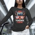 Red & Blue Teacher Crew Shirt 4th Of July Sunglasses Women Long Sleeve T-Shirt, gift for family, gift for coworker Red & Blue Teacher Crew Shirt 4th Of July Sunglasses Women Long Sleeve T-Shirt, gift for family, gift for coworker