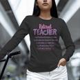 Retiring Teacher Tshirt For Retired Teachers For Men Women Women Long Sleeve T-Shirt, gift for family, gift for coworker Retiring Teacher Tshirt For Retired Teachers For Men Women Women Long Sleeve T-Shirt, gift for family, gift for coworker