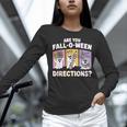 Retro Are You Fall O Ween Directions Teacher Halloween Ghost Women Long Sleeve T-Shirt, gift for family, gift for coworker