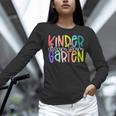Retro Kindergarten Dream Team Back To School Teacher Kids Women Long Sleeve T-Shirt, gift for family, gift for coworker