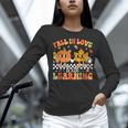Retro Pumpkin Fall In Love With Learning Autumn Teacher Women Long Sleeve T-Shirt, gift for family, gift for coworker Retro Pumpkin Fall In Love With Learning Autumn Teacher Women Long Sleeve T-Shirt, gift for family, gift for coworker