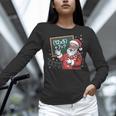 Santa Teacher 67 Math Christmas Xmas Holiday Number 67 Women Long Sleeve T-Shirt, gift for family, gift for coworker