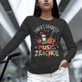 Santa's Favorite Music Teacher Christmas Santa Hat Matching Women Long Sleeve T-Shirt, gift for family, gift for coworker Santa's Favorite Music Teacher Christmas Santa Hat Matching Women Long Sleeve T-Shirt, gift for family, gift for coworker