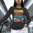 School Social Worker Teacher Caseworker Public Servant LSW Women Long Sleeve T-Shirt, gift for family, gift for coworker School Social Worker Teacher Caseworker Public Servant LSW Women Long Sleeve T-Shirt, gift for family, gift for coworker