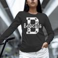 School Spirit Mascot Bobcats Back To School Teacher Student Women Long Sleeve T-Shirt, gift for family, gift for coworker