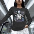 Science Teacher Halloween Skeleton Scientist Chemistry Women Long Sleeve T-Shirt, Science Teacher Shirts, gift for family, gift for coworker