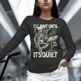 Skeleton Music Teacher I'Ll Wait Until It's Quiet Women Long Sleeve T-Shirt, gift for family, gift for coworker Skeleton Music Teacher I'Ll Wait Until It's Quiet Women Long Sleeve T-Shirt, gift for family, gift for coworker