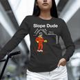 Slope Dude Algebra Geometry Middle School Math Teacher Women Long Sleeve T-Shirt, gift for family, gift for coworker