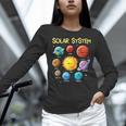 Solar System Cute Face Planets Space Science Teacher School Women Long Sleeve T-Shirt, Science Teacher Shirts, gift for family, gift for coworker Solar System Cute Face Planets Space Science Teacher School Women Long Sleeve T-Shirt, Science Teacher Shirts, gift for family, gift for coworker