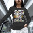 Special Educational Assistant And Sped Teacher Women Long Sleeve T-Shirt, gift for family, gift for coworker