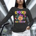 Spooky ESOL Teacher Halloween ESOL Teaching Coquette Women Long Sleeve T-Shirt, gift for family, gift for coworker