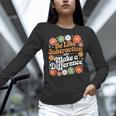 Be Like Subtraction Make A Difference Teacher Student Math Women Long Sleeve T-Shirt, gift for family, gift for coworker