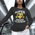 Super 2nd Grade Teacher Hero Women Long Sleeve T-Shirt, Super Teacher Shirts, 2nd Grade Teacher Shirts, gift for family, gift for coworker