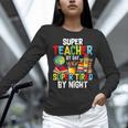 Super Teacher By Day Super Tired By Night Women Long Sleeve T-Shirt, Super Teacher Shirts, gift for family, gift for coworker Super Teacher By Day Super Tired By Night Women Long Sleeve T-Shirt, Super Teacher Shirts, gift for family, gift for coworker